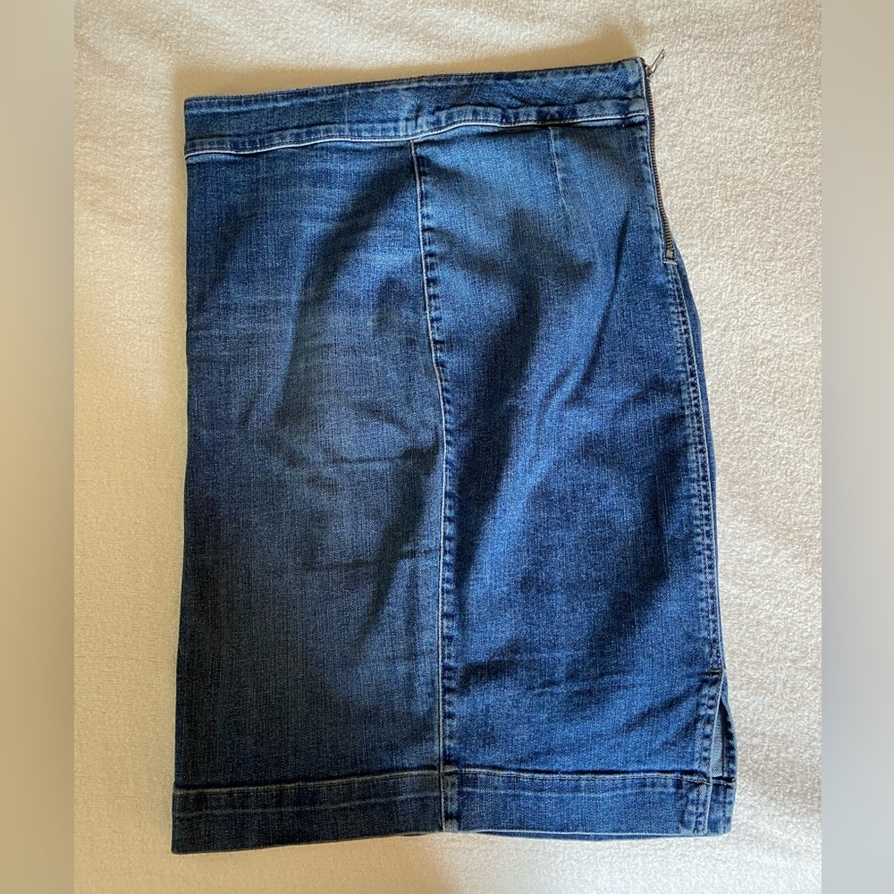 The Castings Denim Pencil Skirt